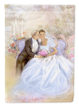Load image into Gallery viewer, Wedding Couple Kiss Garden Flag - Outdoor Decorative Yard Flag