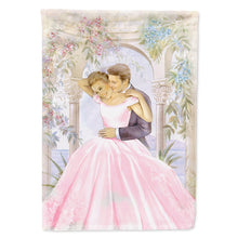 Load image into Gallery viewer, Romantic Couple Kiss Flag Canvas House Size APH8293CHF
