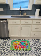 Load image into Gallery viewer, Happy Birthday Machine Washable Memory Foam Mat APH8872RUG