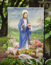 Load image into Gallery viewer, Jesus the Shepherd and his flock of sheep Garden Flag - Outdoor Decorative Yard Flag APH9640GF