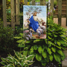 Load image into Gallery viewer, Jesus and his flock of sheep Garden Flag - Outdoor Decorative Yard Flag APH9641GF