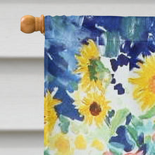 Load image into Gallery viewer, Sunflowers by Roy Avis Flag Canvas House Size ARA0063CHF