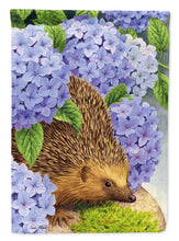 Load image into Gallery viewer, Hedgehog &amp; Hydrangea Flag Canvas House Size ASA2001CHF