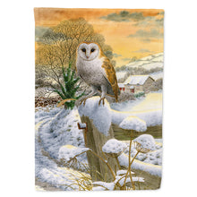 Load image into Gallery viewer, Sunset Barn Owl Flag Canvas House Size ASA2002CHF