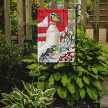 Load image into Gallery viewer, Eurasian Blue Tits Birds &amp; Milk Bottles Garden Flag – Decorative Outdoor Yard Flag ASA2003GF
