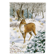 Load image into Gallery viewer, Fallow Buck Deer Flag Canvas House Size ASA2006CHF