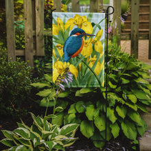 Load image into Gallery viewer, Kingfisher in Yellow Irises Garden Flag – Decorative Outdoor Yard Flag ASA2009GF