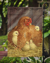 Load image into Gallery viewer, My Little Chickadees with Hen Chicken Garden Flag – Decorative Outdoor Yard Flag ASA2011GF