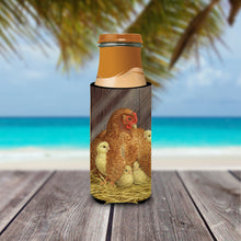 Load image into Gallery viewer, My Little Chickadees with Hen Chicken Slim Can Hugger – Fun &amp; Functional Drink Coolers ASA2011MUK