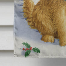Load image into Gallery viewer, Yellow Labrador &amp; Holly Flag Canvas House Size ASA2013CHF
