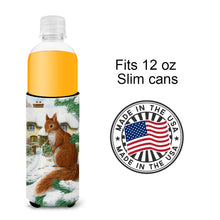 Load image into Gallery viewer, Red Squirrel &amp; Cottage Slim Can Hugger – Fun &amp; Functional Drink Coolers ASA2014MUK