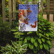 Load image into Gallery viewer, Reindeers &amp; Squirrel Garden Flag – Decorative Outdoor Yard Flag ASA2016GF