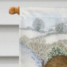 Load image into Gallery viewer, Wood Mice and Berries Flag Canvas House Size ASA2028CHF