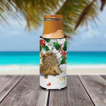 Load image into Gallery viewer, Hedgehog and Holly Slim Can Hugger – Fun &amp; Functional Drink Coolers ASA2030MUK