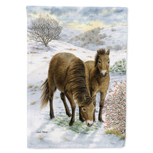 Load image into Gallery viewer, Exmoor Ponies Horse Flag Canvas House Size ASA2032CHF