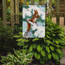 Load image into Gallery viewer, Red Squirrel with Pine Cone Garden Flag – Decorative Outdoor Yard Flag ASA2033GF