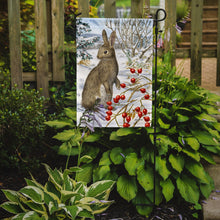 Load image into Gallery viewer, Rabbit with Berries Garden Flag – Decorative Outdoor Yard Flag ASA2035GF