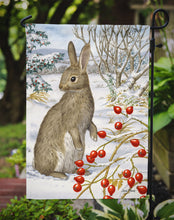 Load image into Gallery viewer, Rabbit with Berries Garden Flag – Decorative Outdoor Yard Flag ASA2035GF