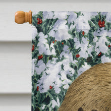 Load image into Gallery viewer, Rabbit searching for Grass in the Snow Flag Canvas House Size ASA2036CHF