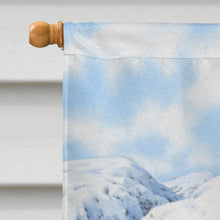 Load image into Gallery viewer, Mountain Hare White Rabbit Flag Canvas House Size ASA2037CHF