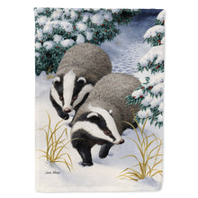 Load image into Gallery viewer, Badgers on the Move Flag Canvas House Size ASA2038CHF