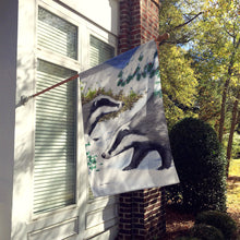 Load image into Gallery viewer, Badgers Look Here Flag Canvas House Size ASA2040CHF