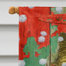 Load image into Gallery viewer, Fox Sleeping in the Snow Flag Canvas House Size ASA2045CHF