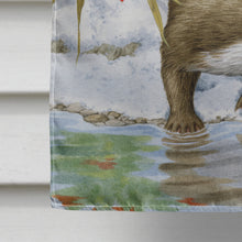 Load image into Gallery viewer, Otter by the Water Flag Canvas House Size ASA2048CHF