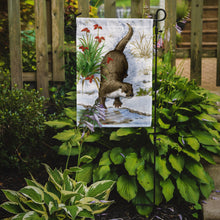 Load image into Gallery viewer, Otter by the Water Garden Flag – Decorative Outdoor Yard Flag ASA2048GF