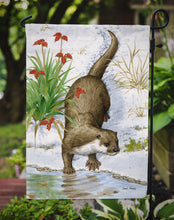 Load image into Gallery viewer, Otter by the Water Garden Flag – Decorative Outdoor Yard Flag ASA2048GF