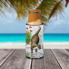 Load image into Gallery viewer, Otter by the Water Slim Can Hugger – Fun &amp; Functional Drink Coolers ASA2048MUK