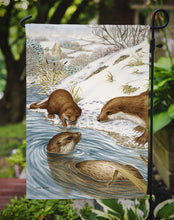 Load image into Gallery viewer, Otter at Play Garden Flag – Decorative Outdoor Yard Flag ASA2049GF