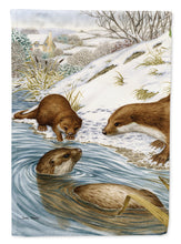 Load image into Gallery viewer, Otter at Play Garden Flag – Decorative Outdoor Yard Flag ASA2049GF