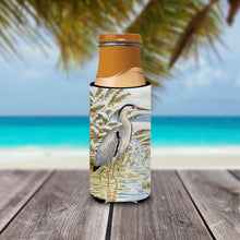 Load image into Gallery viewer, Blue Heron in the water Slim Can Hugger – Fun &amp; Functional Drink Coolers ASA2058MUK