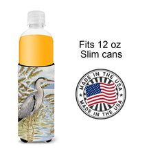 Load image into Gallery viewer, Blue Heron in the water Slim Can Hugger – Fun &amp; Functional Drink Coolers ASA2058MUK