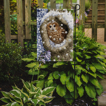 Load image into Gallery viewer, Tawny Owl in the Tree Garden Flag – Decorative Outdoor Yard Flag ASA2060GF