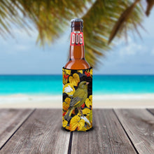 Load image into Gallery viewer, European Greenfinch Slim Can Hugger – Fun &amp; Functional Drink Coolers ASA2069MUK