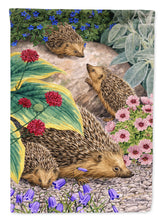 Load image into Gallery viewer, Hedgehogs Garden Flag – Decorative Outdoor Yard Flag ASA2072GF