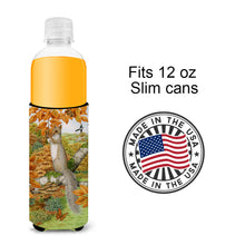 Load image into Gallery viewer, Grey Squirrel Slim Can Hugger – Fun &amp; Functional Drink Coolers ASA2074MUK