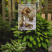 Load image into Gallery viewer, Otter Family Garden Flag – Decorative Outdoor Yard Flag ASA2075GF