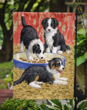 Load image into Gallery viewer, Border Collie Pups Garden Flag – Decorative Outdoor Yard Flag ASA2079GF