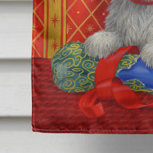 Load image into Gallery viewer, Westie Christmas Packages Flag Canvas House Size ASA2080CHF
