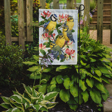 Load image into Gallery viewer, Eurasian Blue Tits at feeding time Garden Flag – Decorative Outdoor Yard Flag ASA2081GF