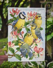 Load image into Gallery viewer, Eurasian Blue Tits at feeding time Garden Flag – Decorative Outdoor Yard Flag ASA2081GF