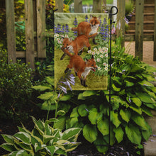 Load image into Gallery viewer, Fox Cubs Garden Flag – Decorative Outdoor Yard Flag ASA2083GF