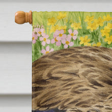 Load image into Gallery viewer, Female Mallard Duck and Ducklings Flag Canvas House Size ASA2084CHF