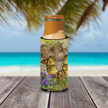 Load image into Gallery viewer, Female Mallard Duck and Ducklings Slim Can Hugger – Fun &amp; Functional Drink Coolers ASA2084MUK
