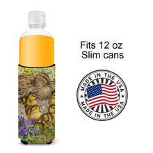 Load image into Gallery viewer, Female Mallard Duck and Ducklings Slim Can Hugger – Fun &amp; Functional Drink Coolers ASA2084MUK