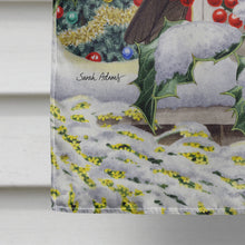 Load image into Gallery viewer, European Robin at the Window Flag Canvas House Size ASA2089CHF