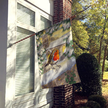 Load image into Gallery viewer, European Robin Waiting Flag Canvas House Size ASA2090CHF